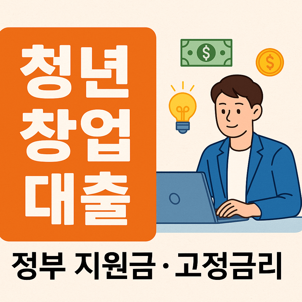 2025 청년창업자금대출 2.5% 고정금리 및 정부지원금 신청 방법