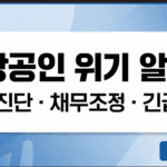 소상공인 위기 알림톡 경영진단 및 새출발지원센터 채무조정 안내 썸네일
