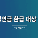 2026년 노령연금 환급 대상자 확인법 및 내 국민연금 환급액 조회 안내 썸네일